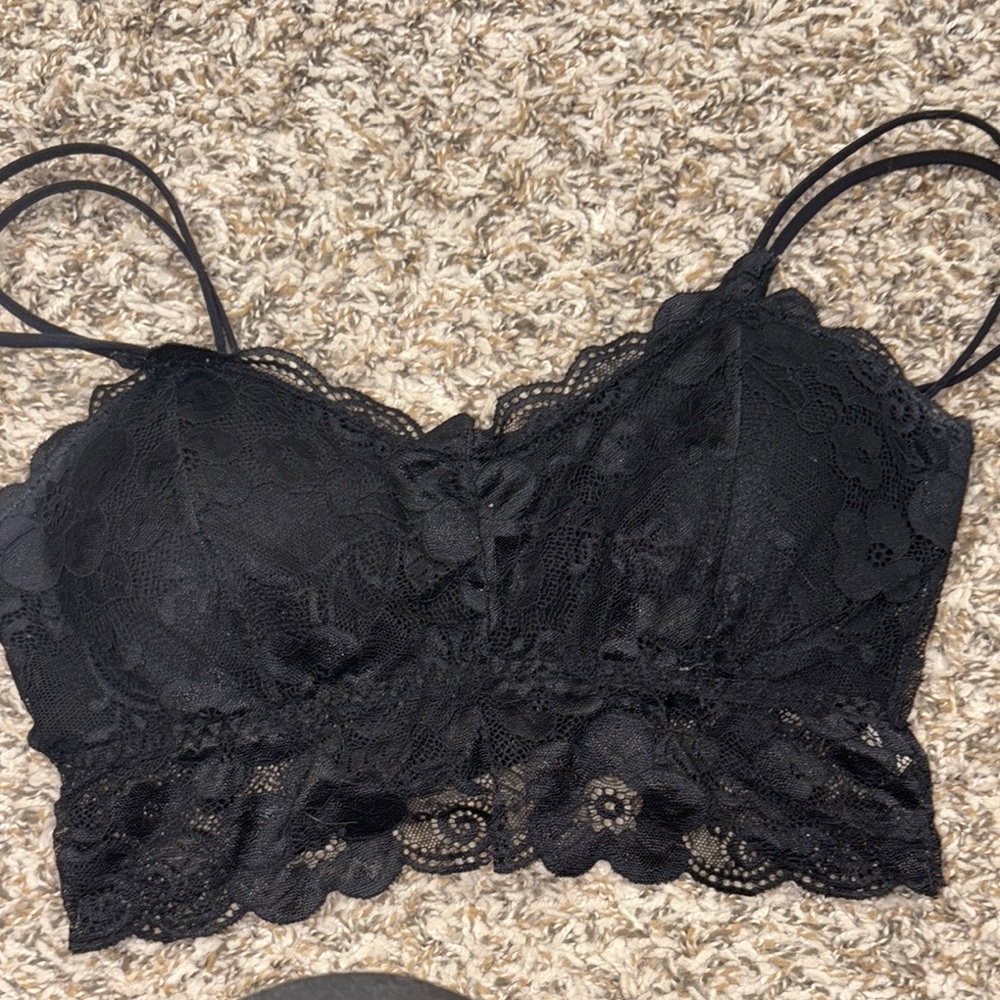 Elegant Black Lace Bralette